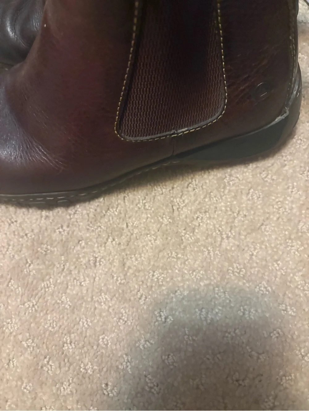 Born Men's Dark Brown Leather Chukka Boots